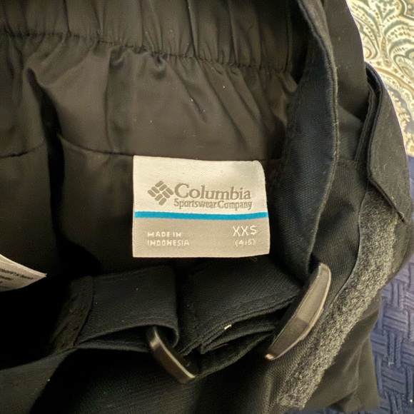 Columbia Black Snow Bib XXS - Picture 2 of 3